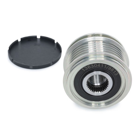Alternator clutch pulley