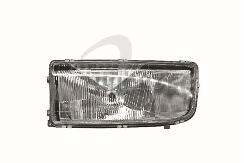 Truck headlight Left, H4, Orange