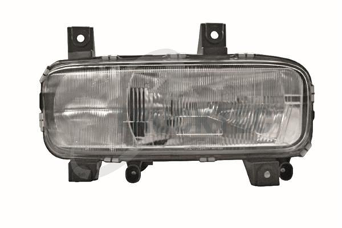 Truck headlight Right, H4, white