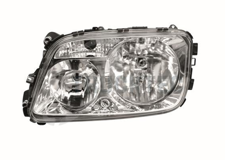 Truck headlight Left, H7, white