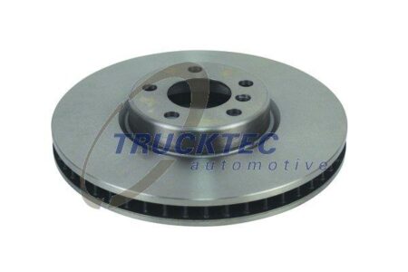 Brake disc for BMW 7 Series, 5 Series, 6 Series Front Axle Right, 348x36mm, 5x120, Vented