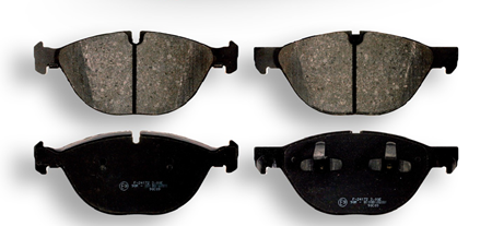 Brake pad set for BMW X5, X6 Rear Axle