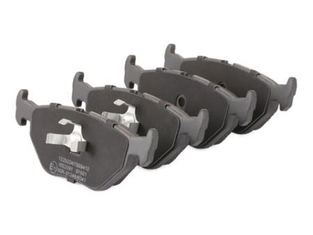 Brake pad set Rear Axle