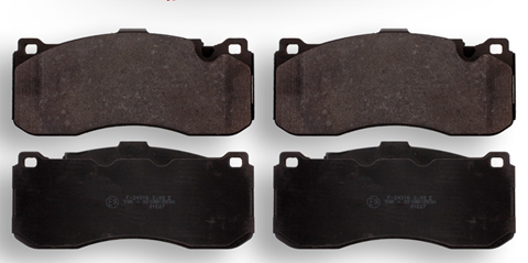 Brake pad set for BMW 1 Series, 3 Series Front Axle