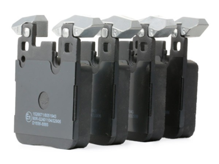 Brake pad set Rear Axle
