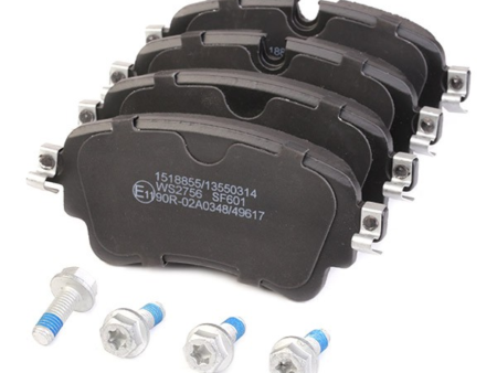 Brake pad set Rear Axle