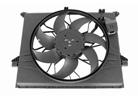 Fan, radiator suitable for MERCEDES-BENZ ML-Class, R-Class 600W