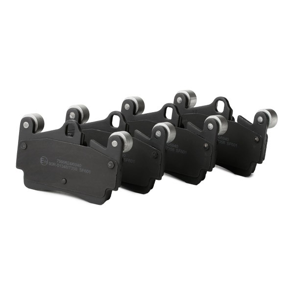 Brake pad set Rear Axle