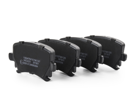 Brake pad set Rear Axle