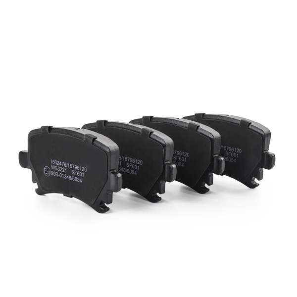 Brake pad set Rear Axle