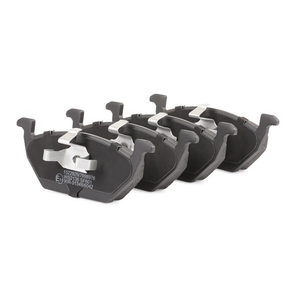Brake pad set Front Axle