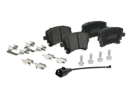 Brake pad set Rear Axle