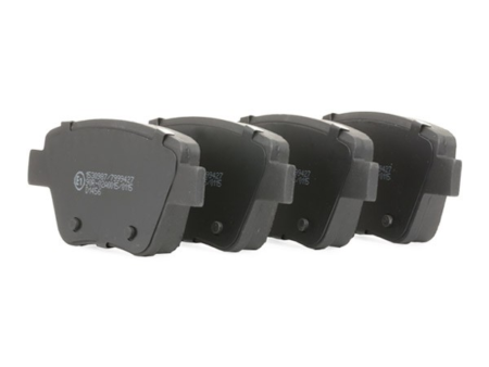 Brake pad set Rear Axle