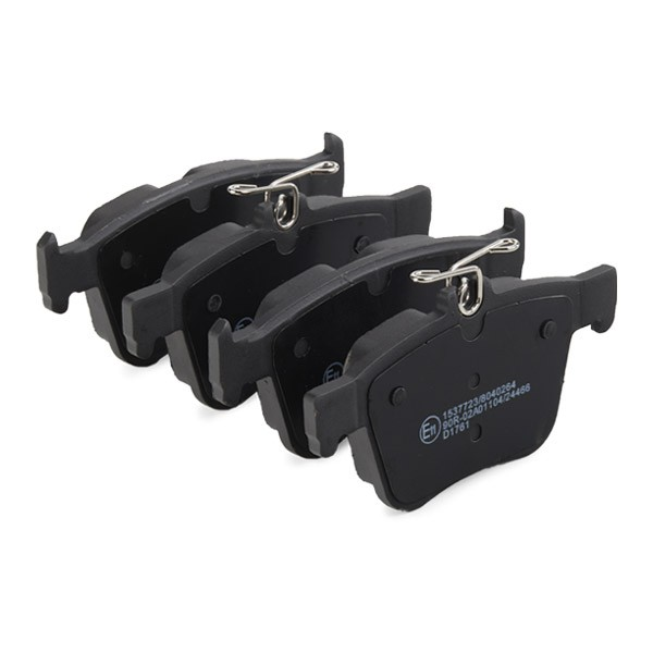 Brake pad set Rear Axle