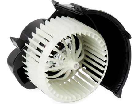 Blower motor for left-hand drive vehicles